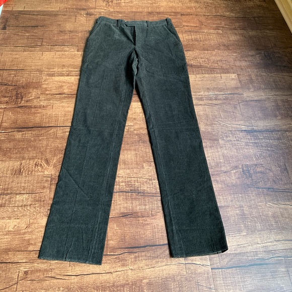 Elie Tahari fitted plain front unhemmed cordoruy - Picture 13 of 13